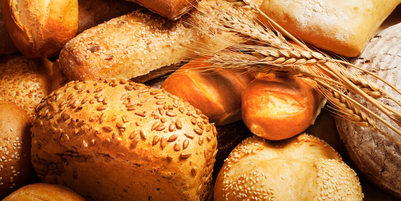 I am the Bread of Life showing loaves of bread