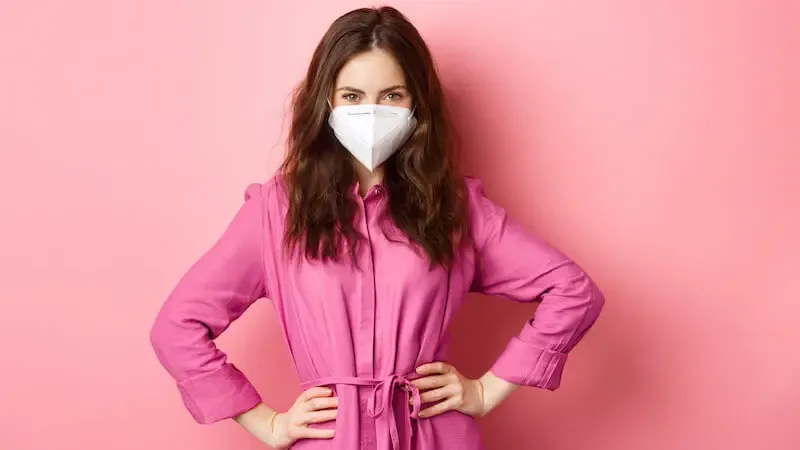 Judge Not, and Ye shall not be Judged showing an angry woman with mask