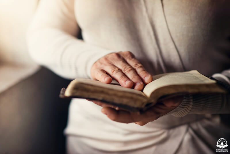 A man reading through the Bible