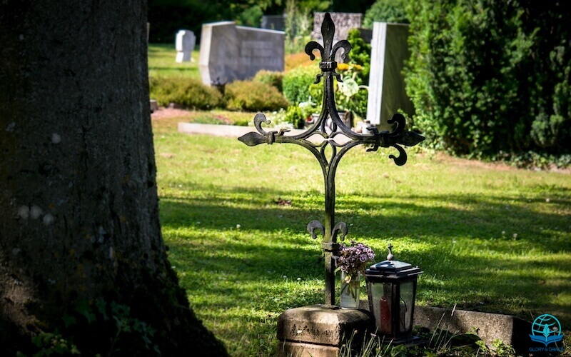 This sickness is not unto death image showing a grace with a cross