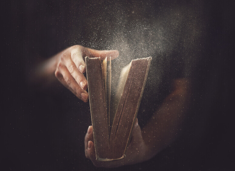 Wisdom is Justified of all her Children showing an open book