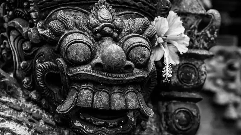 the abomination of desolation showing an idol object looking like a monster