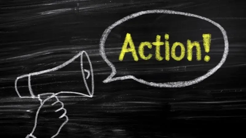 Acts of the Apostles showing the word action spelled out