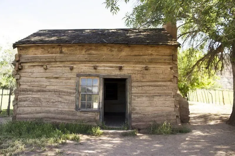 can anyting good come from Nazareth showing a delapidated house