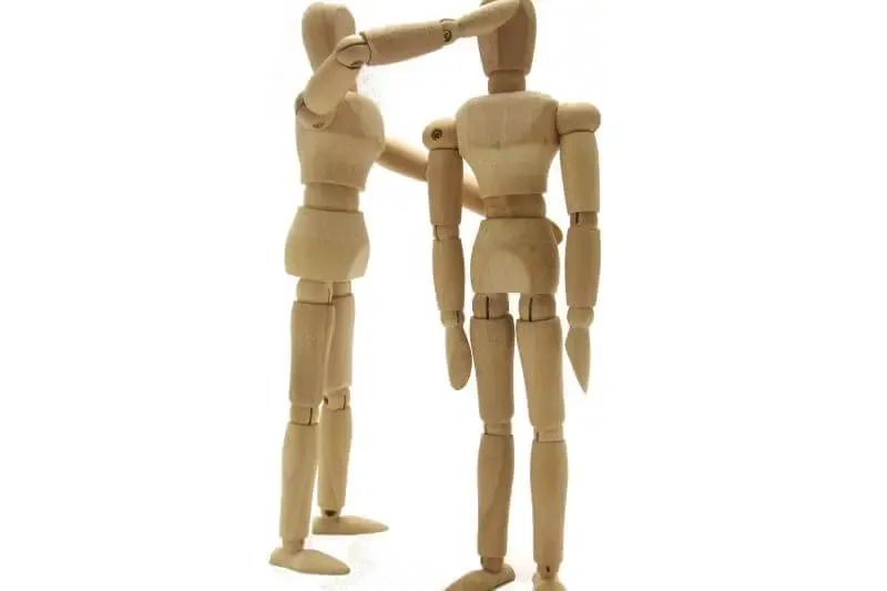 Christ our righteousness showing one robot measuring another
