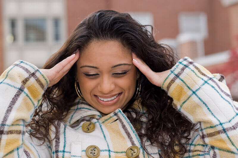 spiritual growth after Jesus was born showing a woman with her hands on the head