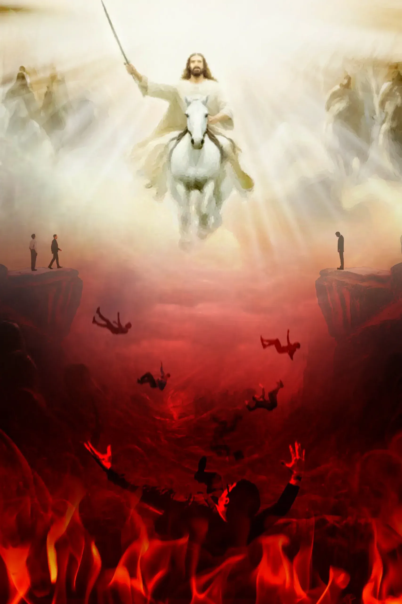 defeat antichrist image showing Jesus