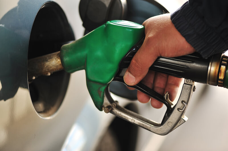 God's fullness showing a gas tank being filled