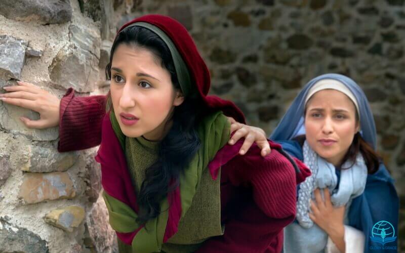 Easter every day showing two women at the empty tomb