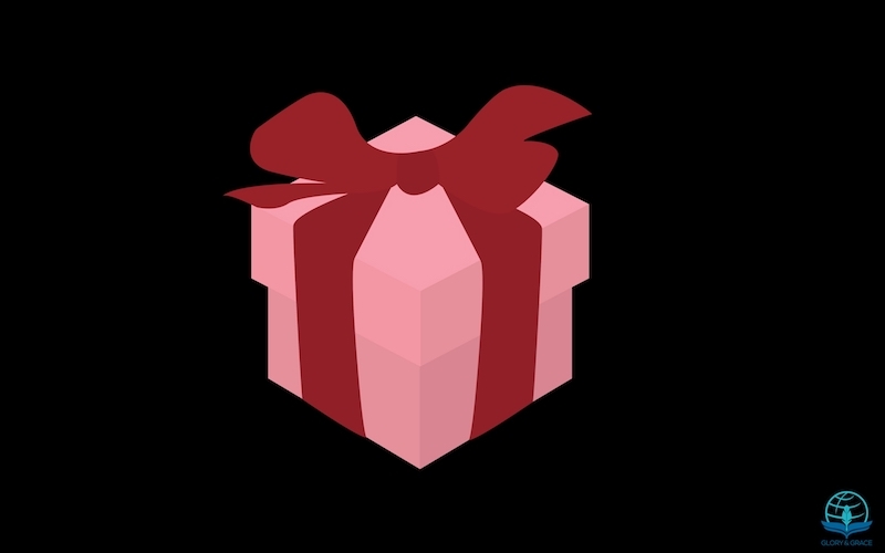 Gifts of the Spirit showing a red gift box