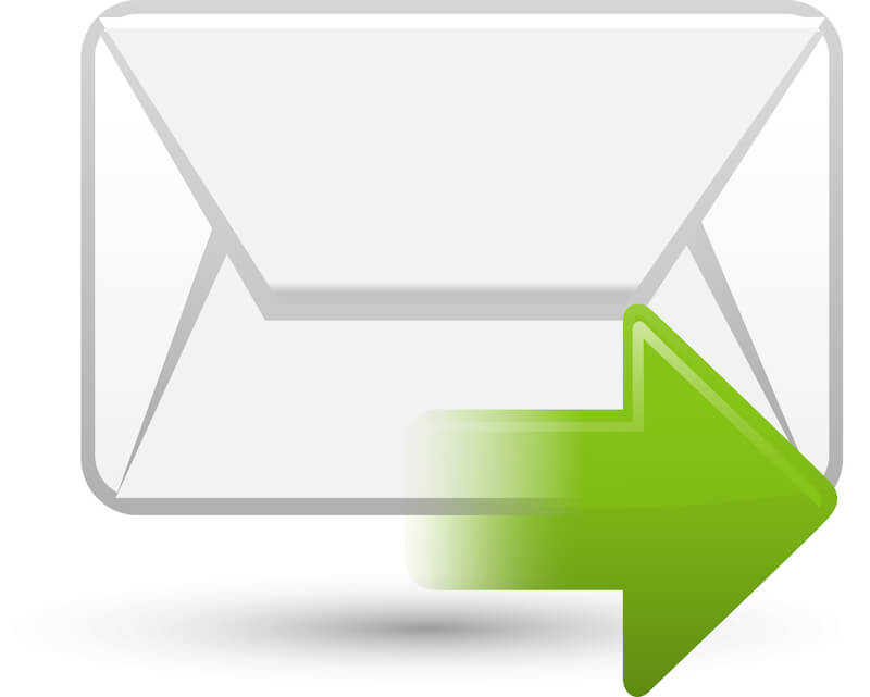He sent His Word showing an envelope with an arrow