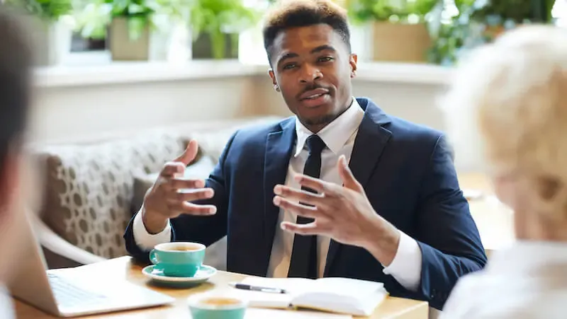 how God speaks showing a black african american speaking