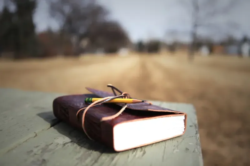 I know the thoughts that I think towards you showing a book with a pencil