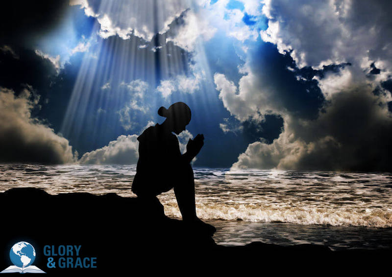 You are in the spirit now image showing a young girl praying