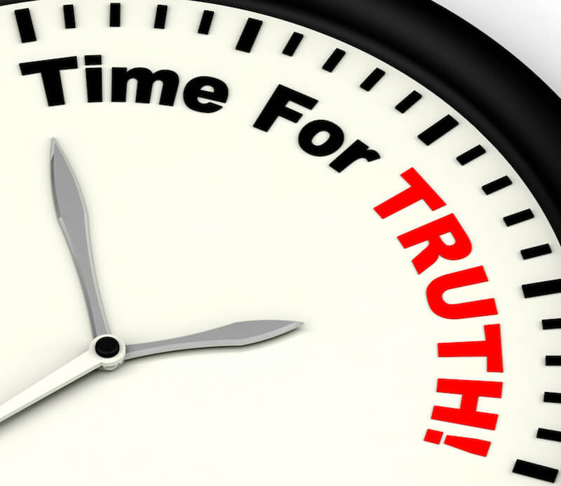 itching ears showing the clock with the writing i time for truth