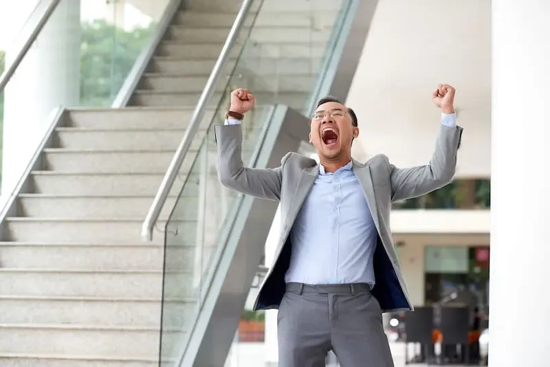 Joseph breakthrough showing a happy man