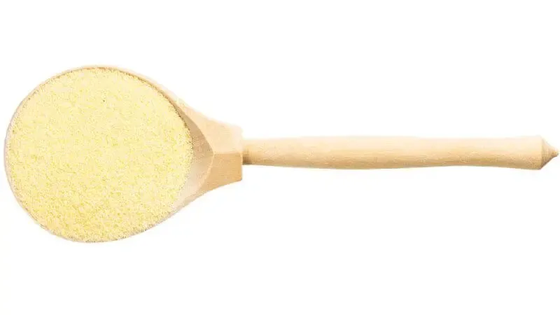 meaning of manna showing a spoonful of grain