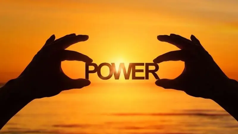 O LORD, revive thy work in the midst of the years showing two hands holding the word power
