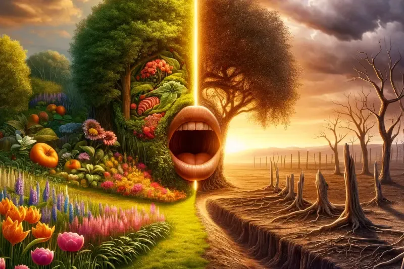 out of heart heart abundance mouths speaks