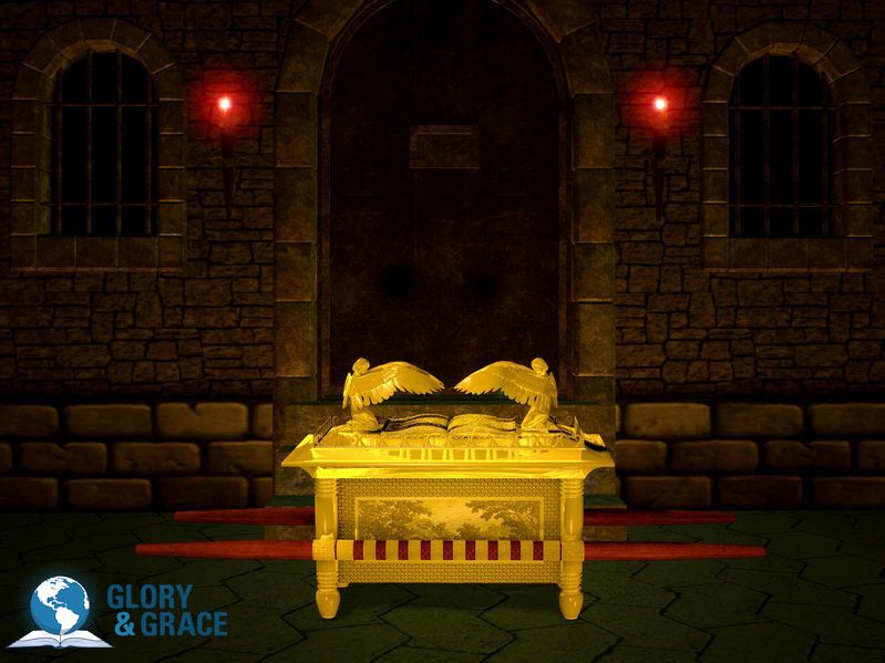 Planted in the house of the lord image showing the ark of the covenant