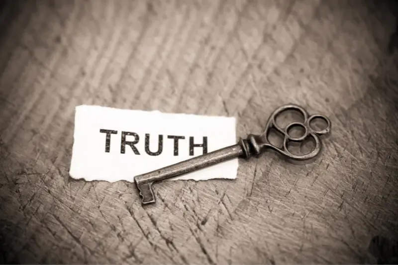 most powerful truth about divine healing showing a key and the word truth
