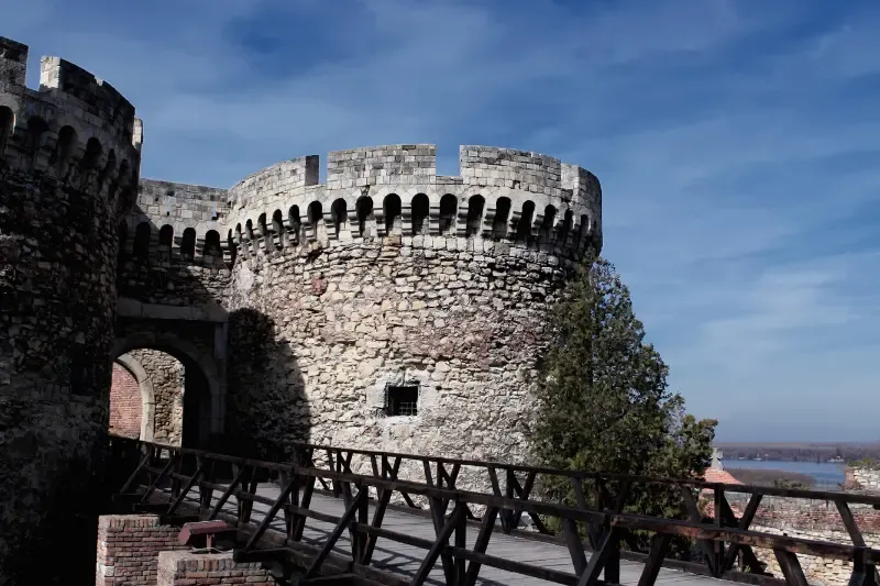 God is a refuge showing a stronghold castle