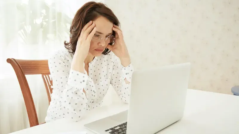 renewing the mind showing an adult asian woman thinking