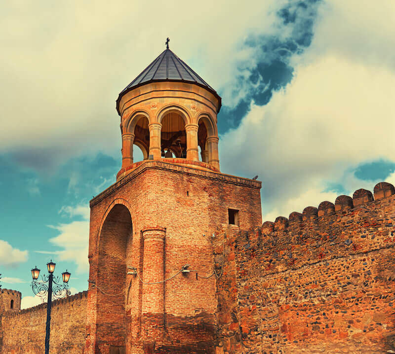 spiritual stronghold showing a fortified wall