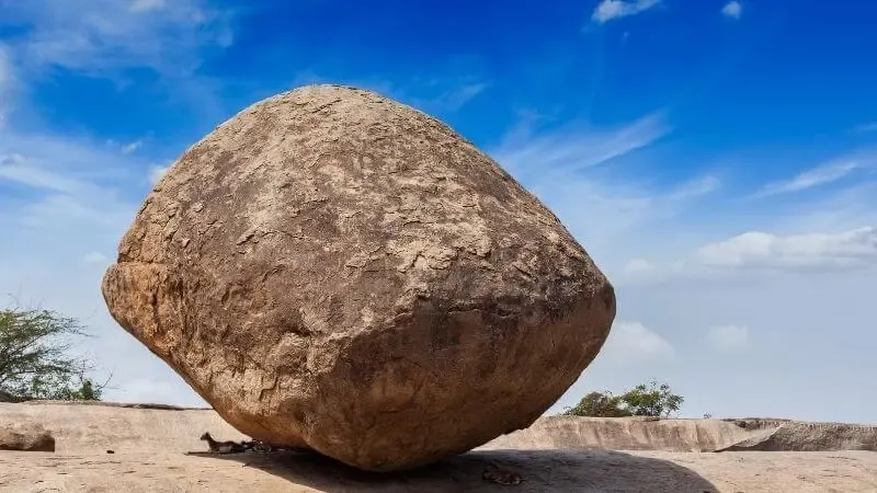 take away the stone showing a large rock
