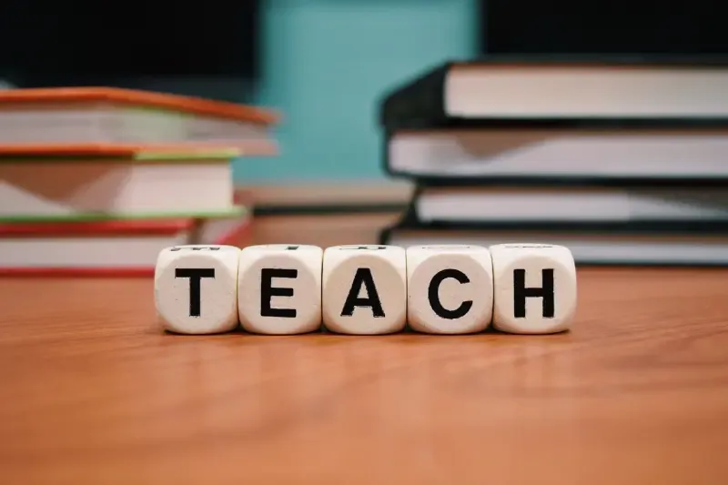 God teacheth my hands to war showing the words teach