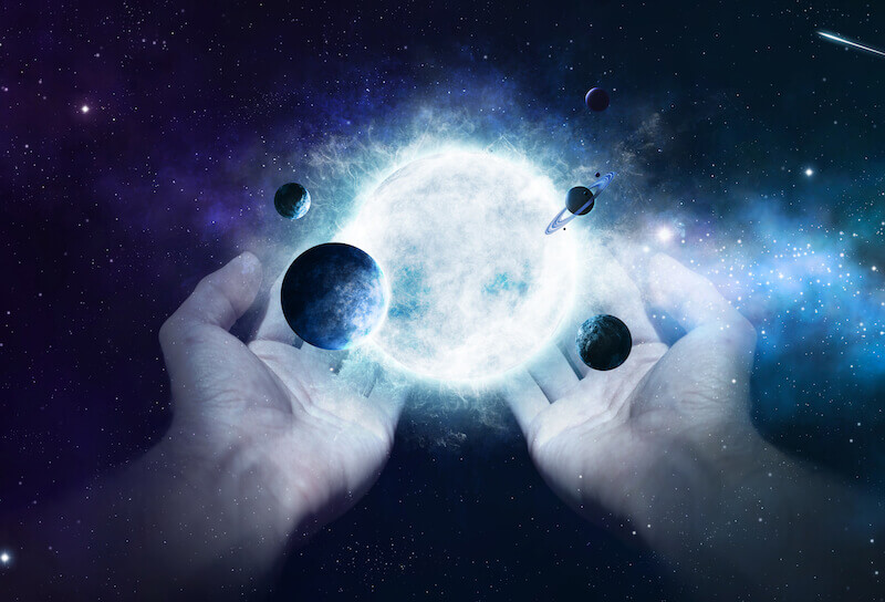 The two hands of God