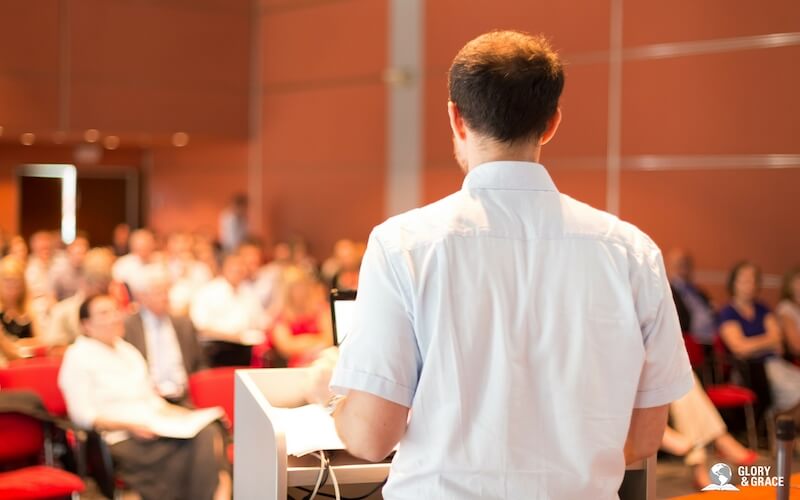 What is doctrine showing a professor lecturing
