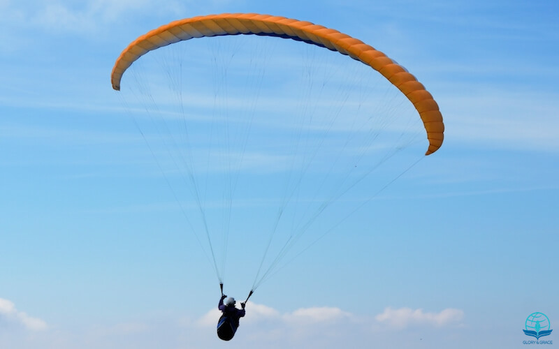What is eternal life, showing a man soaring high