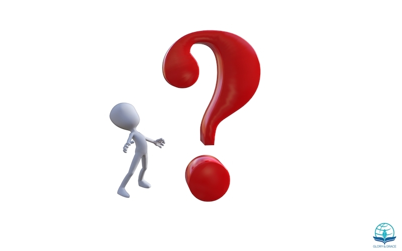 What is my destiny? showing a question mark and a man in front of it