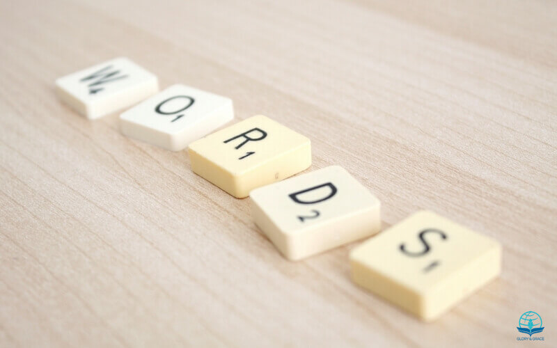 What is the Word of God? Scrabble pieces reading words