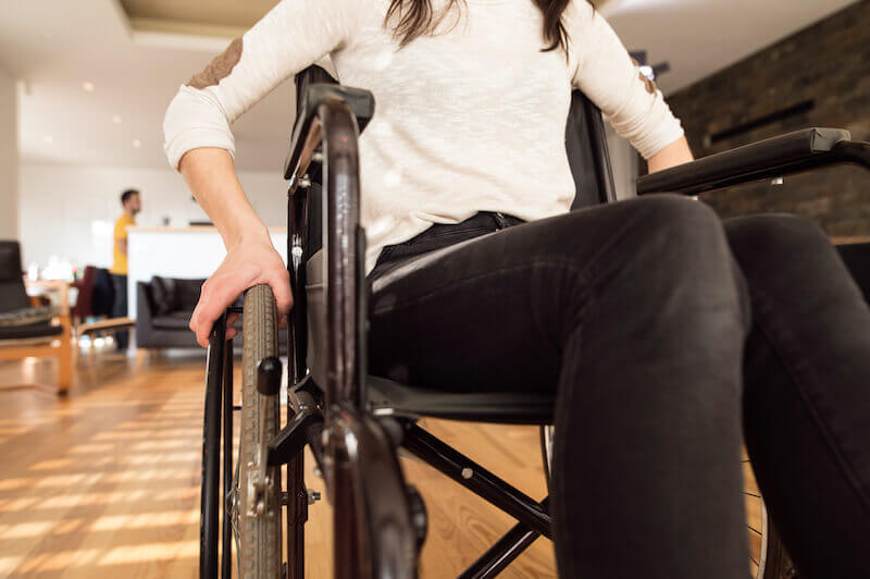 When Jesus saw their faith showing a paralyzed woman