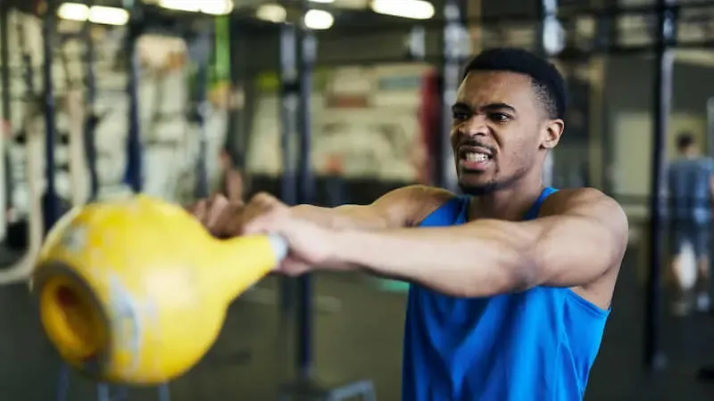 why is prayer so difficult showing a man in a gym