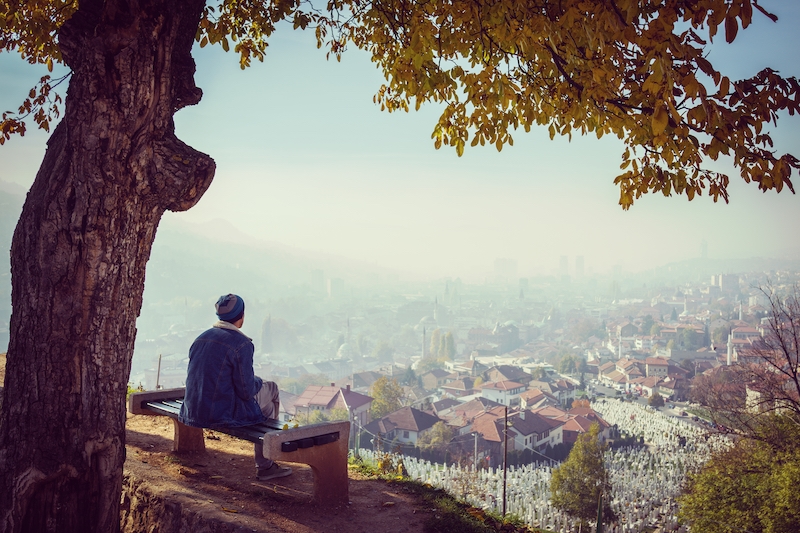 worst prayer requests showing a man sitting alone