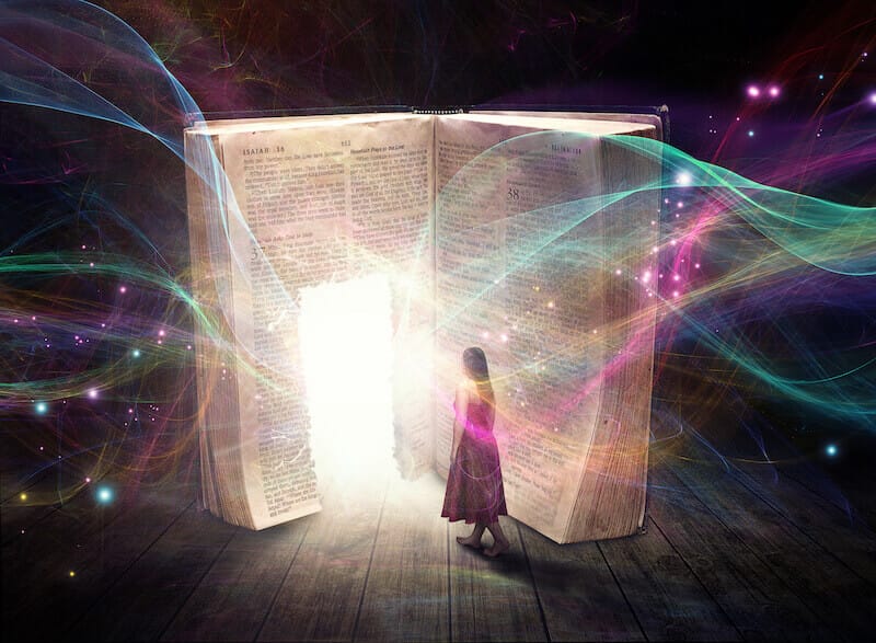 believer's transfiguration shooing a woman being transformed