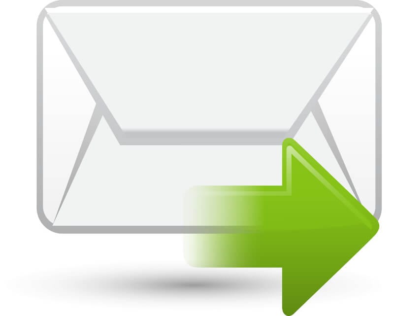 He sent His Word showing an envelope with an arrow