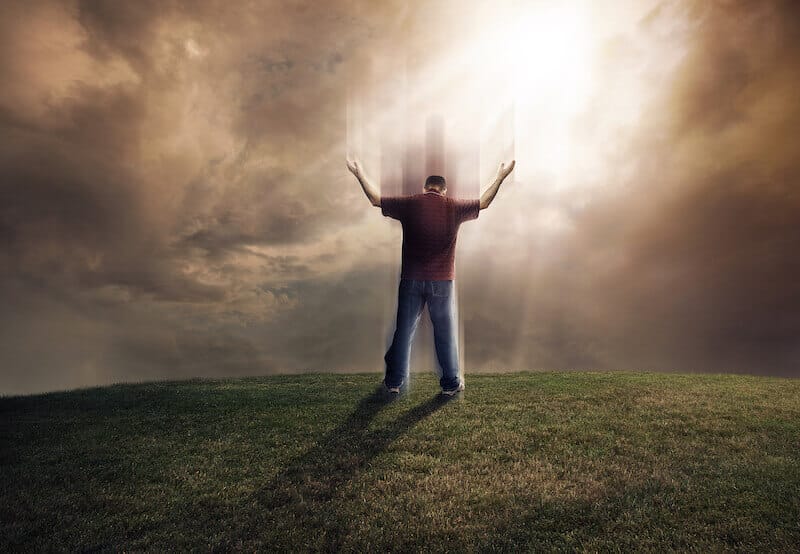 if my people who are called by my name showing a man with his hands up