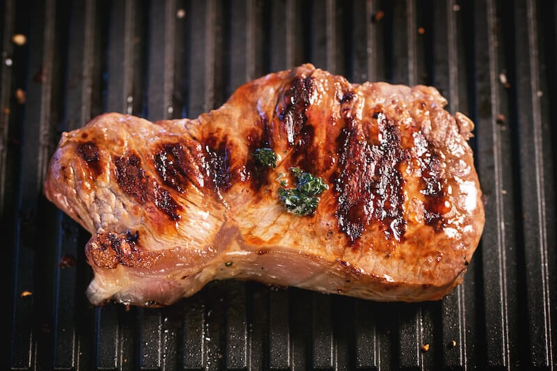 kingdom of God is not meat and drink showing a piece of stake