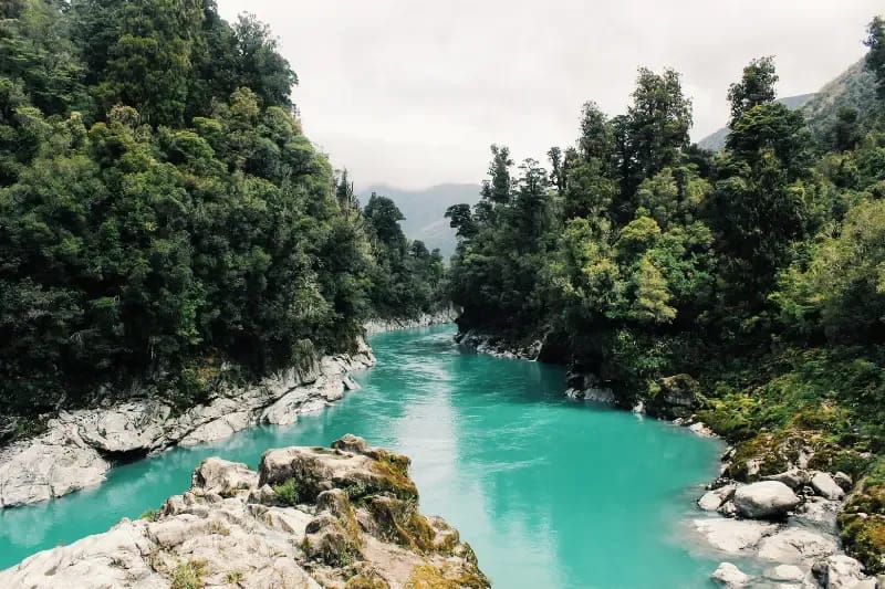 The river of God showing a river that divides