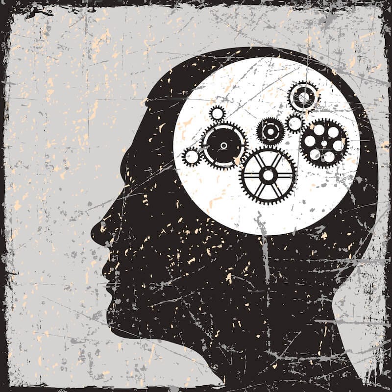 The natural man showing a diagram of a man's mind