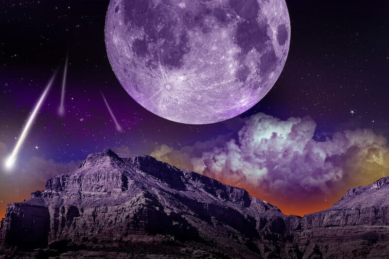 spiritual transformation showing fantasy sky