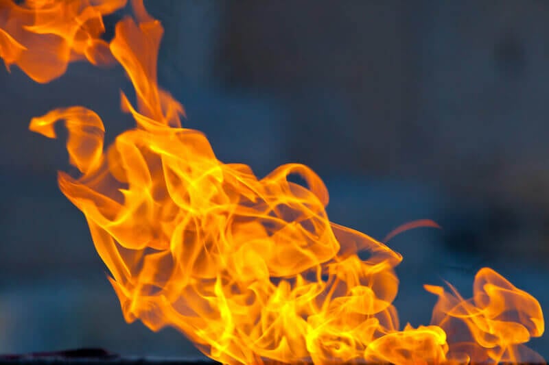 did you receive the Holy Spirit when you believed showing flames