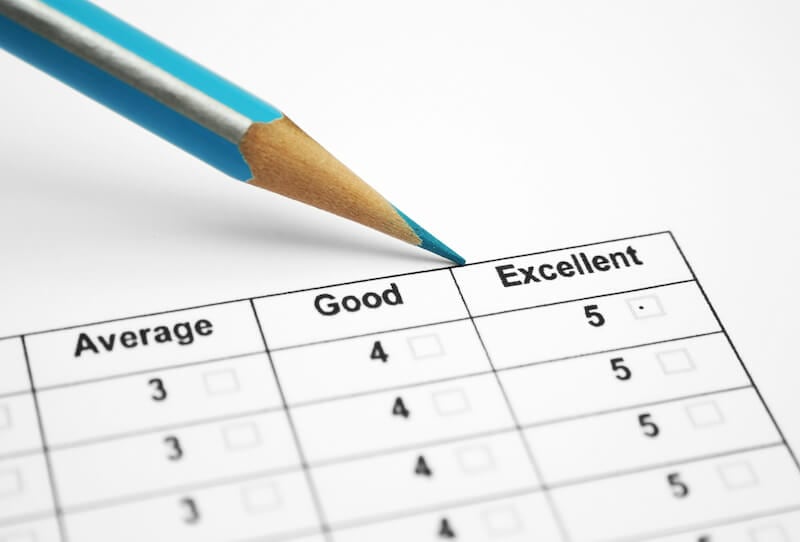 An excellent spirit showing the word excellent