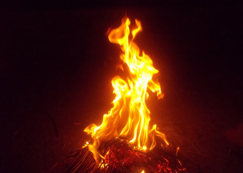 preparing for the next move of the Spirit showing flames of fire