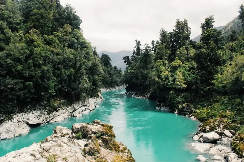 The river of God showing a river that divides