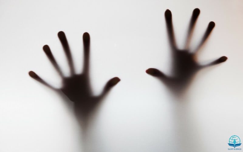 What is fear? Image showing scary hands
